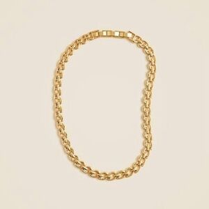 J. Crew Metallic Chainlink Necklace